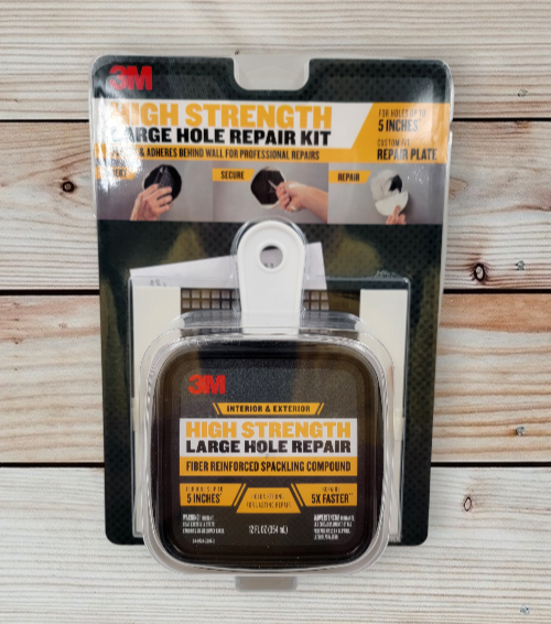 Primary image for 3M High Strength Large Hole Repair Kit Fiber Reinforced Compound For Holes 5"