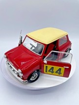 Rare Solido Minicooper Red 1964 Car Made In France 1/16 Scale Opening Doors - $28.49