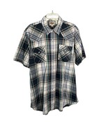 Vintage Ely Cattleman Short Sleeve Pearl Snap Shirt Tall XL - $21.77 CAD