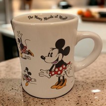 The Disney Store Many Moods of Minnie Mouse Coffee Mug Cup No Chips or Cracks  - £8.28 GBP