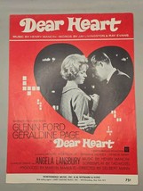 DEAR HEART by Henry Mancini - Glenn Ford-Page-1964 Vintage Sheet Music - $10.28