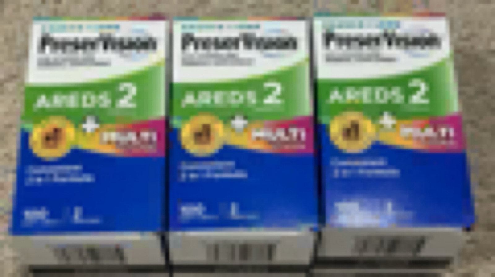 PreserVision Areds 2 + multivitamin 100 tablets, 3 count, Exp 2026 - $69.95