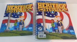 Bob Jones Heritage Studies 1 Third Edition Student Text &amp; Teachers Guide - £33.03 GBP