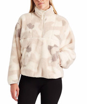 Women&#39;s Chaps Fleece Camo Print 1/4 Zip Pullover Jacket Sz XL NWT - £28.48 GBP