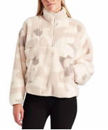 Women&#39;s Chaps Fleece Camo Print 1/4 Zip Pullover Jacket Sz XL NWT - £28.39 GBP