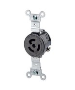 Leviton 4710 15 Amp, 125 Volt, L5-15R, 2P, 3W, Single Locking Receptacle, - $31.71 CAD