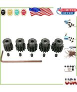 Hardened Metal Pinion Gear Set for RC - 5 Sizes 12T to 16T with Easy Ins... - $590.63 MXN