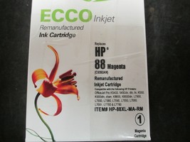 Ecco Inkjet HP 88XL Remanufactured Ink Cartridges for HP 88XL - 1 Cyan/1 Magenta - £8.59 GBP