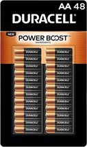 Duracell Coppertop Alkaline-Manganese Dioxide AA Battery, 1.5V, (Pack of... - £37.76 GBP