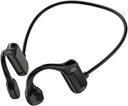 Open-Ear Bluetooth Air-Conduction Sport Headphones - Sweat Resistant (Black) - £11.59 GBP
