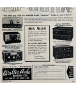 1954 Walter Ashe Radio Company Advertisement Vintage Electronics DWP9B - $460.99 MXN