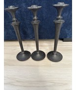 Vintage IKEA Black Metal/Iron Candle Holders Set of 3 - $1,332.00 MXN