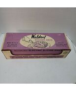 Vintage Waldorf Electric Slicing Knife Stainless Steel Blades USA Made T... - $24.95