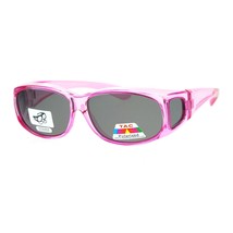 Polarized Lens Fit Over Glass Sunglasses Womens Smaller Size Oval Rectangular - £9.45 GBP+