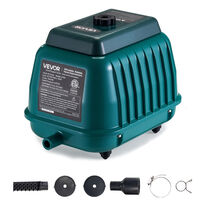 VEVOR Linear Air Pump 2219 GPH Septic Aerator 11 ft Depth Aquarium Fish ... - $113.99