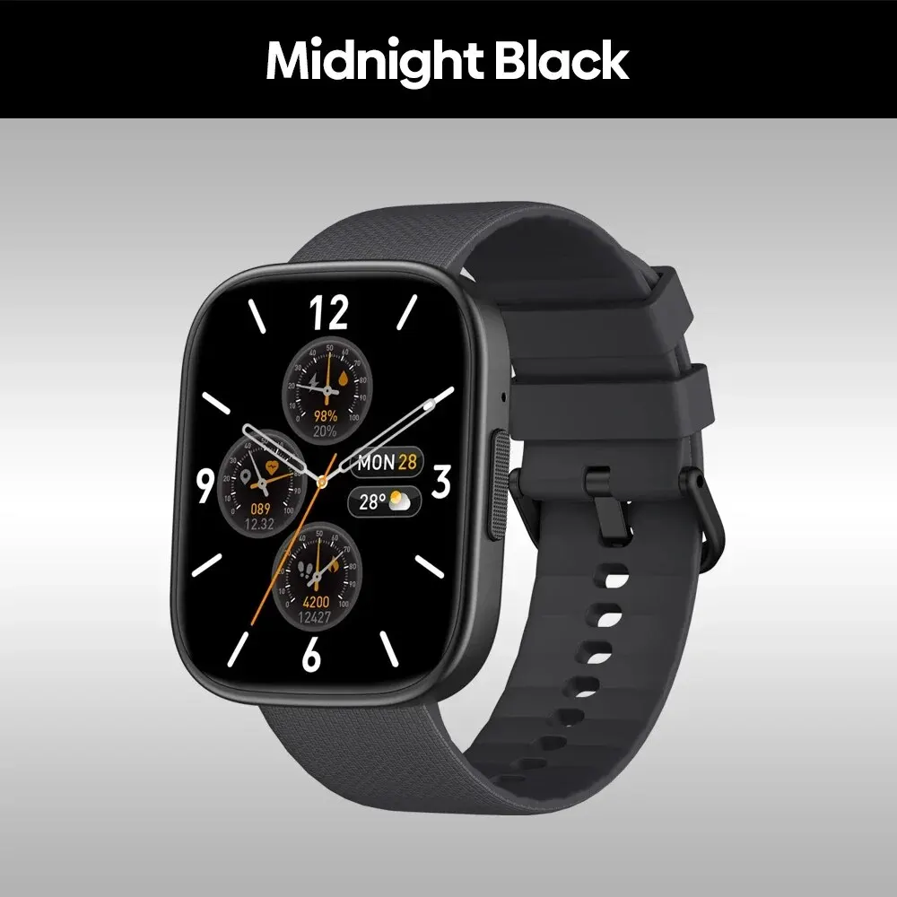 New Zeblaze GTS 3 Plus AMOLED Screen Smart Watch Ultra 2.15&#39;&#39; Hi-Fi Blue... - $96.51