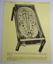 Esquire Pinball Machine Marketplace Magazine Game Art AD 1981 Stoner Mfg. Co. - £18.46 GBP