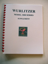 Wurlitzer Model 3000 Supplement Jukebox Manual - £15.56 GBP
