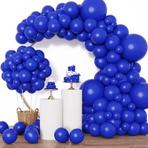 129Pcs Royal Blue Balloons Different Sizes 18 12 10 5 Inch For Garland Arch, Blu - £15.70 GBP