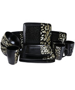 Elama Savannah 16 Piece Stoneware Dinnerware Set - €136,03 EUR