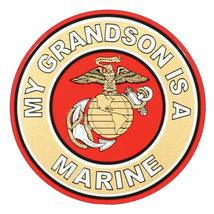 My Grandson is A Marine Decal - Veteran Owned Business - £3.43 GBP