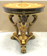 Maitland - Smith Egyptian Revival Table with Winged Creatures Claw Feet ... - $40,003.12 MXN