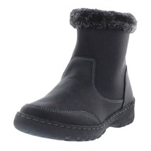 KHOMBU Boots Woman&#39;s 6 Outdoor Black Faux fur Water-repellent Winter Sno... - £36.31 GBP