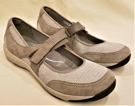 Dansko Hennie Mary Jane Shoes Size EU 41/US~10.5-11 Gray Leather/Fabric  - £39.85 GBP