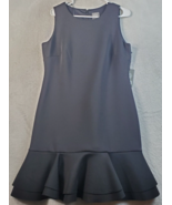 Vince Camuto Sheath Dress Womens Size 12 Black Sleeveless Round Neck Bac... - £29.41 GBP
