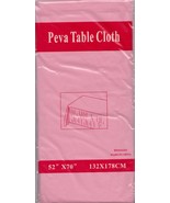 NEW AM Tablecloth 132cm x 178cm (132cm x 178cm) - Pink - $4.98