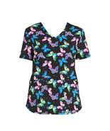 Scrubstar Women&#39;s Blissful Flutters V-Neck Scrub Top, Size S/CH - $346.45 MXN