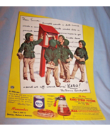 Vintage 1939 Karo Syrup-Dionne Quintuplets Print Ad-Magazine-Evening in ... - $271.44 MXN