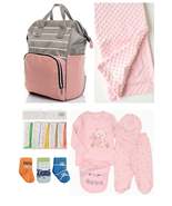 5 Piece Maternity Set (Baby Care Backpack, Hospital Exit, Chickpea Blank... - £89.25 GBP