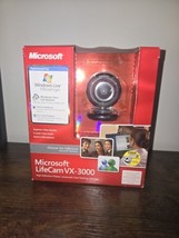 Microsoft Windows Live Messenger LifeCam VX-3000 USB 2.0 Webcam PC NIB - £13.48 GBP