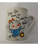 Vintage 1983 Dear God Kids Mug &quot;Thank You For The Coffee Breaks&quot; Enesco ... - $9.74