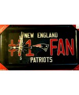 New England Patriots NFL Team Logo #1 Fan License Plate Clock - £29.77 GBP