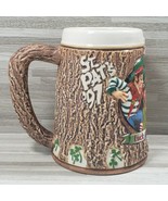 Budweiser 1997 St. Patrick&#39;s Day Stein &quot;Luck O&#39; The Longneck&quot; - £11.30 GBP