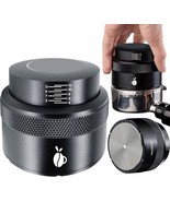 Carrottimes 58mm Spring-Loaded Espresso Tamper, Adjustable Depth, Black - $494.00 MXN