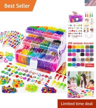 Complete DIY Crafting Bundle: 17500+ Rubber Bands, Beads &amp; Cartoon Acces... - $45.00