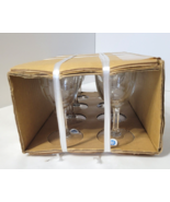 8 Vtg MCM Sasaki Glass Etched Bamboo Wine Glasses 4-1/4&quot; NEW Noritake - $66.88 CAD