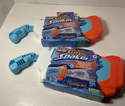 Lot of 2 Nerf Super Soaker Torrent Water Blaster Pump to Fire Brand New In Box - £7.43 GBP