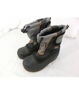 Boy's Garrison navy Style totes kids blue/ black/orange Size 12 boots 10... - $15.65