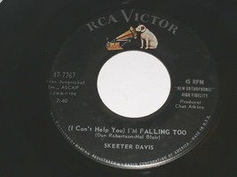 Skeeter Davis I&#39;m Falling Too No Never 45 Rpm Record Vinyl RCA Label - £9.56 GBP