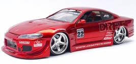 Jada 1/24 Import Racer Nissan Silvia S15 Red Diecast *DAMAGED* - £48.94 GBP