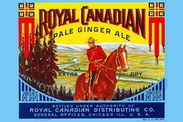 Royal Canadian Pale Ginger Ale - Art Print - £17.51 GBP+