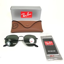 Ray-Ban Sunglasses RB3548-N 002/58 Black Round Frames with Green Lenses - £93.70 GBP