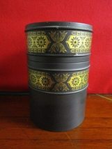 Compatible With Wedgwood Cigarrette Covered Holder Jasperware Trinket Green/Blac - $172.47