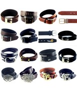 Brand Name (G-3) Belts, Assorted Designer, Dress-Up, Men Leather Belts - $319.43 MXN+