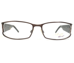 Tura Eyeglasses Frames MOD.A104 BRN Brown Rectangular Full Rim 53-16-130 - £44.61 GBP