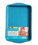 Pioneer Woman ~ 9.65 x 15.04 Teal Speckled ~ TIMELESS ~ Non-Stick Quarte... - $38.44 CAD